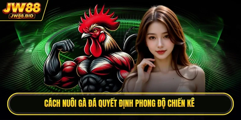 Cách nuôi gà đá quyết định phong độ chiến kê