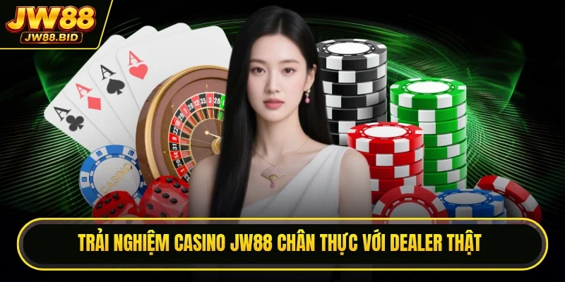 Trải nghiệm casino JW88 chân thực với dealer thật