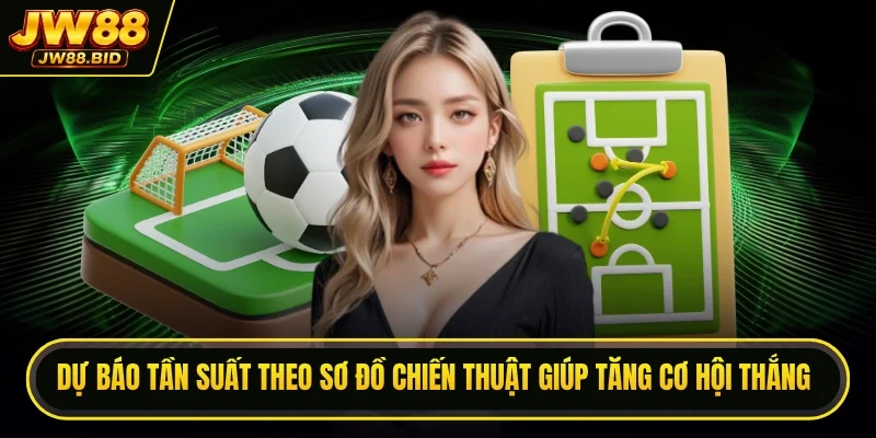 Dự báo tần suất theo sơ đồ chiến thuật giúp tăng cơ hội thắng